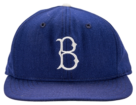 Brooklyn Dodgers Multi-Signed Cap with 10 Signatures Including Koufax, Reese & Snider (PSA/DNA)